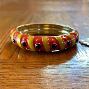 Catherine Stein Enamel Hinged Bracelet